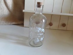 画像1: ヴィンテージ風コルクボトル　フラワーリース
