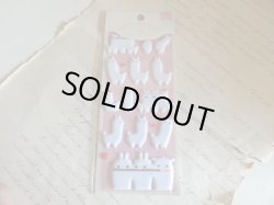 画像1: ホワイトアニマルズー　シール　アルパカ