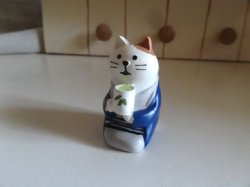 画像1: デコレコンコンブル　日本茶　三毛猫