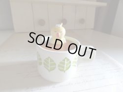 画像1: デコレ　コンコンブル　カップ風呂小物入れ　インコ