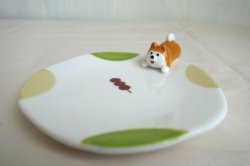 画像1: デコレ　コンコンブル　おやつのとり小皿　柴犬