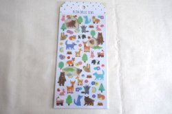 画像1: カミオジャパン　ペタコレシール　森へのおでかけ