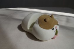 画像1: デコレ　はむころん　はむけつスマホスタンド　BR