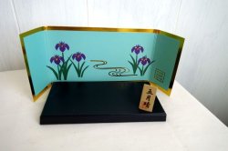 画像1: デコレ コンコンブル　花菖蒲の台座セット