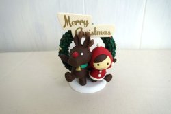 画像1: デコレ　オトギッコクリスマス　赤ずきんマスコット　Xmasフィーバー