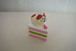 画像1: デコレ　コンコンブル　桜ケーキ猫