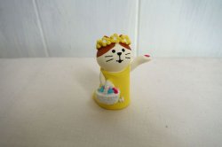 画像1: デコレ　コンコンブル　フラワーシャワー猫