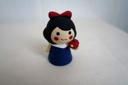 画像1: デコレ　オトギッコ　赤ずきんマスコット　白雪姫 リンゴ大好き