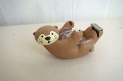 画像1: デコレ　KAWAUSO CAFE　持ちますテープカッター　ラテ