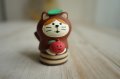 デコレ　コンコンブル　ねこずきん　たぬき