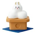 デコレ　月しっぽうさぎ団子