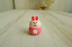 画像1: デコレ　コンコンブル　豆福マスコット　福うさぎ