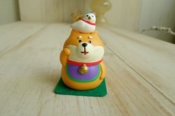 画像1: デコレ　コンコンブル　のせのせ招きわんこ