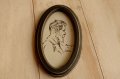 Co-Labo フォトフレーム Oval photo frame S　ブラック
