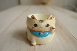 画像1: リトルレジンポット　招き猫