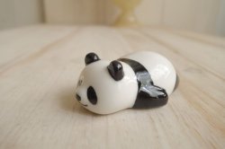 画像1: デコレ　パンダラケ　パンダ箸置き　ぐで〜