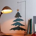 壁や空間に飾れる ブリキのクリスマスツリー L