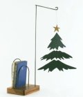 壁や空間に飾れる ブリキのクリスマスツリー S