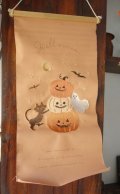 刺繍タペストリーL　ハロウィンオールスター
