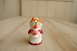 画像1: デコレ コンコンブル ウェイトレス猫　いちごパフェ