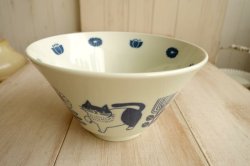 画像1: デコレ　fika  どんぶり　L　NV