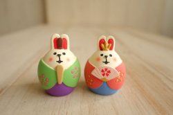 画像1: デコレ　コンコンブル　ふっくらうさぎ雛