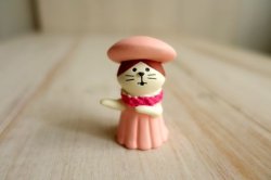 画像1: デコレ　コンコンブル　くらげダンス猫　ピンク