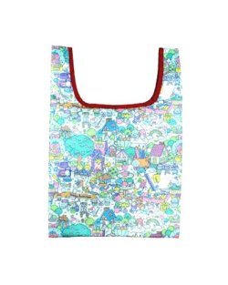 画像1: ハローキティ復刻版デザインミニエコバッグ　01
