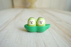 画像1: デコレ　コンコンブル　おやさい猫だるま　そらまめ兄弟