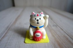 画像1: デコレ　コンコンブル　必勝祈願招き猫