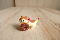 画像1: デコレ　コンコンブル　ドーナツ運び猫