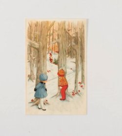 画像1: クリスマスポストカード クリスマスの準備