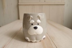 画像1: デコレ　wankoron　わんわんマグ　シュナウザー