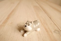 画像1: デコレ　wankoron　わんわん箸置き　シュナウザー