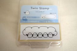 画像1: ツインスタンプ　シマエナガ