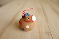 画像1: デコレ　コンコンブル　干支土鈴　午　茶