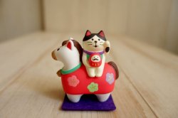 画像1: デコレ　コンコンブル　猫とお散歩馬