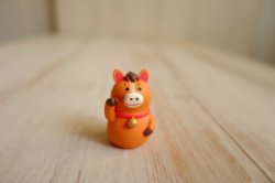 画像1: デコレ　コンコンブル　福招き　うま