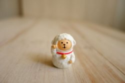 画像1: デコレ　コンコンブル　福招き　ひつじ
