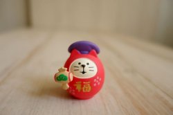 画像1: デコレ　コンコンブル　福猫だるま　大黒