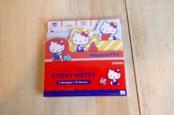 画像1: ダイカットブロック付箋　レトロSC４　ハローキティ