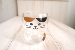 画像1: デコレ　猫耳グラス　ミケ