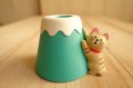 デコレ　コンコンブル　富士でつめとぎペンスタンド　とら猫