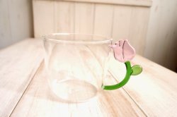 画像1: デコレ　耐熱フラワーグラス　チューリップ