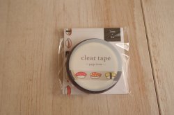 画像1: クリアテープ　7mm　ポップアイコン　オスシ