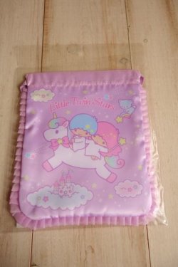 画像1: リトルツインスターズ　フリル巾着　ユニコーン