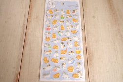 画像1: マメマメアニマルステッカー　ネコ