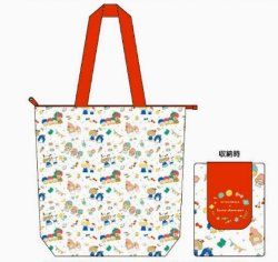 画像1: mizutama×sanrio　3ルームマチつきエコバック　レッド