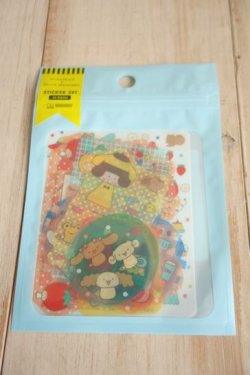 画像1: mizutama×sanrio　ケース入りステッカーセット　ブルー