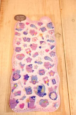 画像1: キラキラぷくぷくシール　my kitten